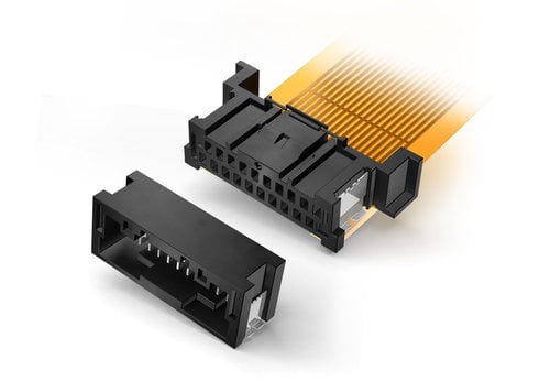 20 pins, two rows - and no smarter way for high power connections